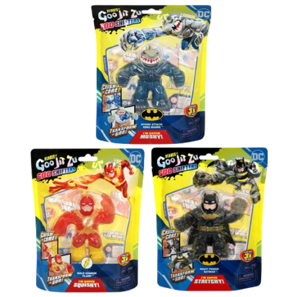 Фигурки Goojitzu DC Goo Shifters Hero Pack W5 4+ / Разноцветный photo 1