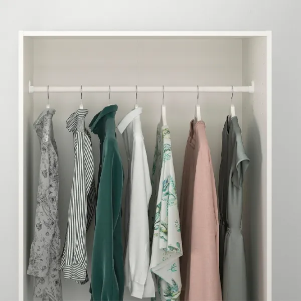 Шкаф Ikea Kleppstad 79 x 55см x 176 / ДСП / White photo 3