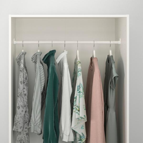 Шкаф Ikea Kleppstad 79 x 55см x 176 / ДСП / White photo 3