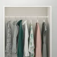 Шкаф Ikea Kleppstad 79 x 55см x 176 / ДСП / White photo 3