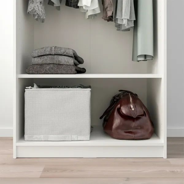 Шкаф Ikea Kleppstad 79 x 55см x 176 / ДСП / White photo 4