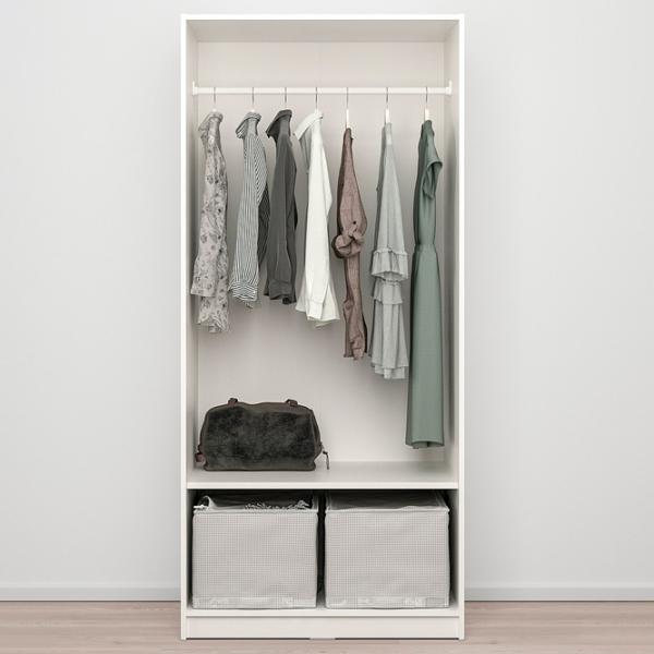 Шкаф Ikea Kleppstad 79 x 55см x 176 / ДСП / White photo 5