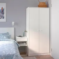Шкаф Ikea Kleppstad 79 x 55см x 176 / ДСП / White photo 6