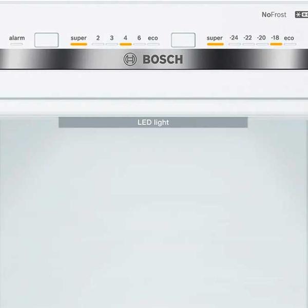 Frigider Bosch KGN39VLEB cu congelator jos 368 l / 203 cm / Inox photo 3