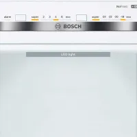 Frigider Bosch KGN39VLEB cu congelator jos 368 l / 203 cm / Inox photo 3