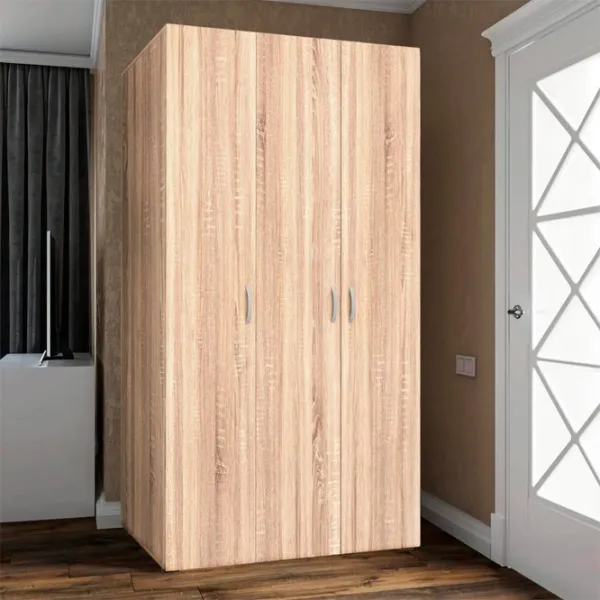 Шкаф Haaus Nero 3U 120 x 52см x 200 / ЛДСП / Дуб Сонома photo 5