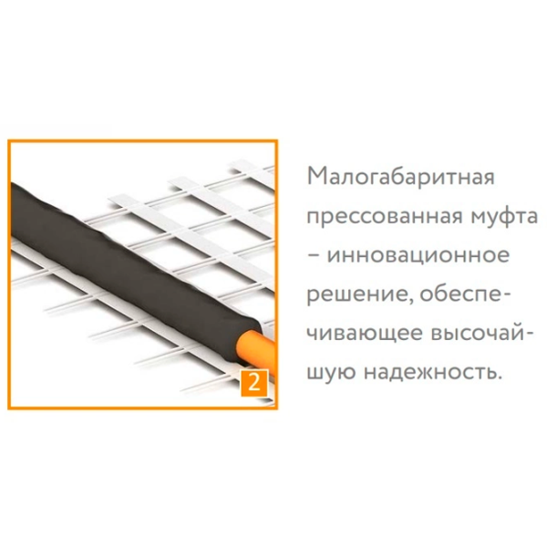 Коврик для подогрева пола Teploluxe Tropix МНН Злектрический / 8 m2 photo 2