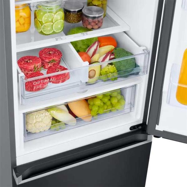 Frigider Samsung RB38C675EB1/EF cu congelator jos 390 l / 203 cm / Black photo 9