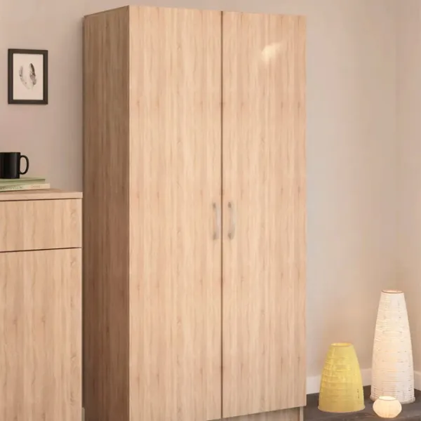 Шкаф Haaus Remi 2U 80 x 51см x 170 / ЛДСП / Дуб Сонома photo 3