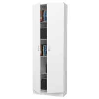 Dulap Haaus Flint 2U 70 x 32 x 195.6 / PAL / White photo 2