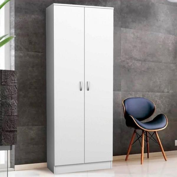 Шкаф Haaus Flint 2U 70 x 32см x 195.6 / ЛДСП / White photo 3