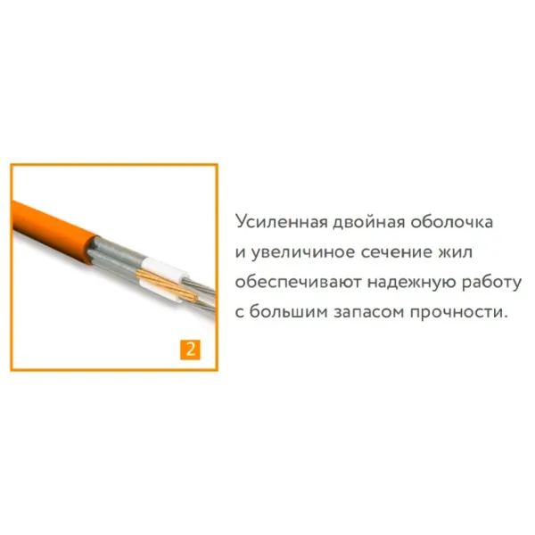 Кабель нагревательный Teploluxe Tropix TLBE Злектрический / 9,3 м2 photo 2 Кабель нагревательный Teploluxe Tropix TLBE Злектрический / 9,3 м2 photo 2