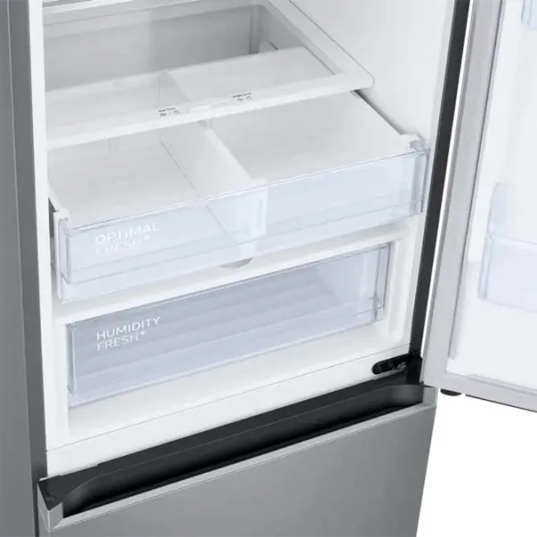 Frigider Samsung RB38C675ES9/EF cu congelator jos 390 l / 203 cm / Silver photo 6