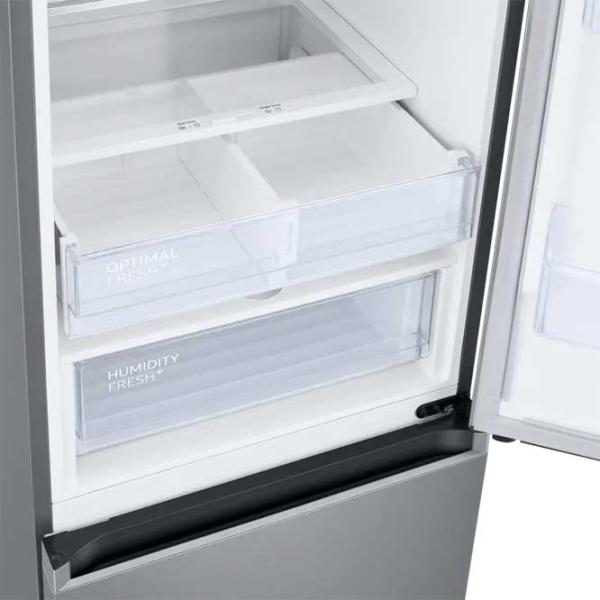 Frigider Samsung RB38C675ES9/EF cu congelator jos 390 l / 203 cm / Silver photo 6