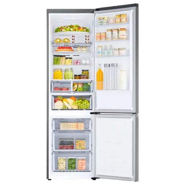 Frigider Samsung RB38C675ES9/EF cu congelator jos 390 l / 203 cm / Silver photo 7