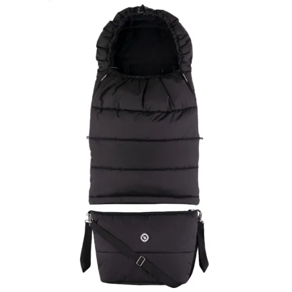 Husă pentru cărucior Cottonmoose Combi 3 in 1 Nailon / Black photo 1