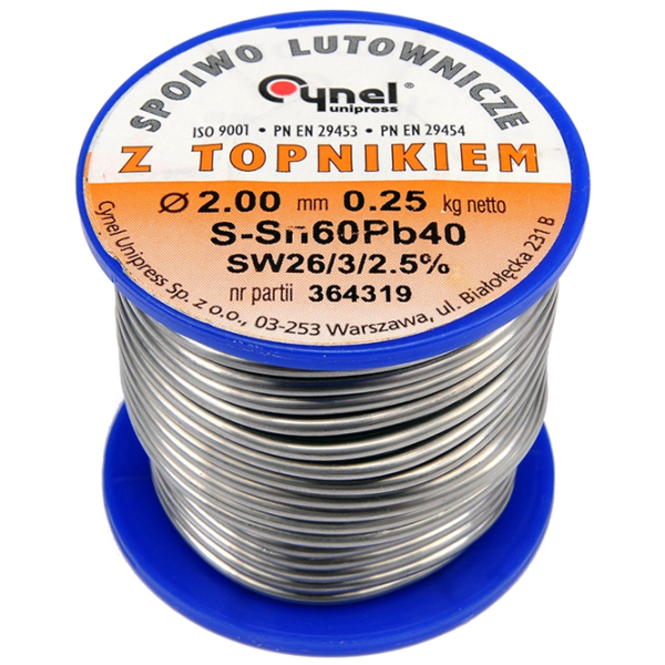 Припои Toya SN60PB40  1 / Staniu photo 1