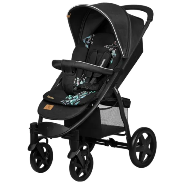 Матрасик для коляски Lionelo Seatliner Goldenmoments  Полиэстер, Полиэстер / Цветы / Черный photo 2 Матрасик для коляски Lionelo Seatliner Goldenmoments  Полиэстер, Полиэстер / Цветы / Черный photo 2