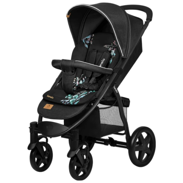 Матрасик для коляски Lionelo Seatliner Goldenmoments  Полиэстер, Полиэстер / Цветы / Черный photo 2 Матрасик для коляски Lionelo Seatliner Goldenmoments  Полиэстер, Полиэстер / Цветы / Черный photo 2