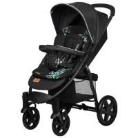 Salteluța pentru cărucior Lionelo Seatliner Goldenmoments Poliester, Poliester / Flori / Black photo 2