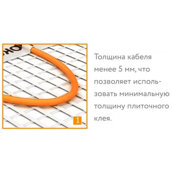 Covoraș încălzire pardoseală Teploluxe Tropix МНН Electric / 3 m2 photo 5 Covoraș încălzire pardoseală Teploluxe Tropix МНН Electric / 3 m2 photo 5