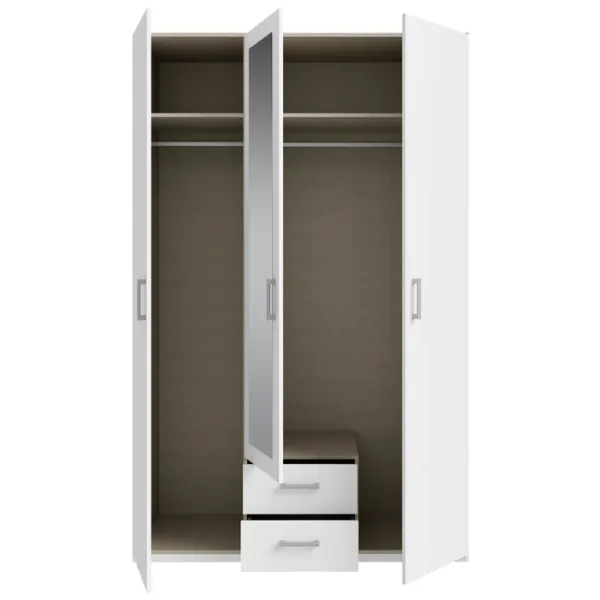 Шкаф Fortuna Econobox 133.2 x 54.2см x 210.5 / ДСП / White photo 3