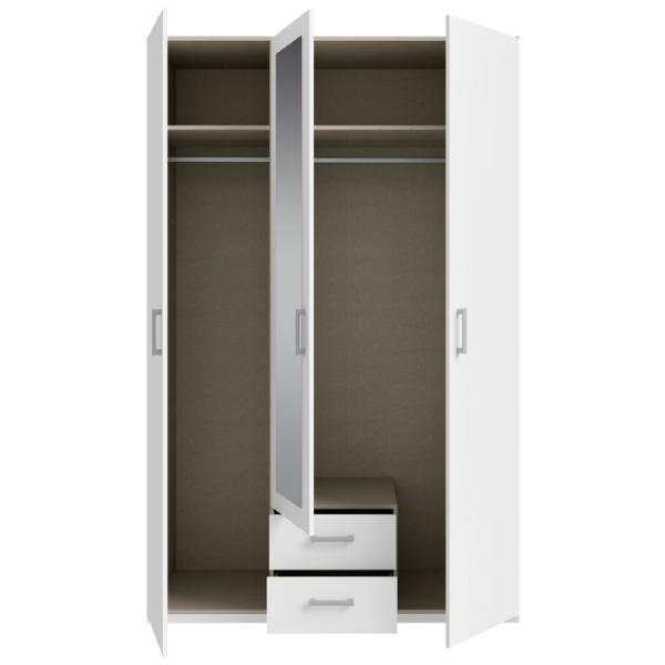 Шкаф Fortuna Econobox 133.2 x 54.2см x 210.5 / ДСП / White photo 3