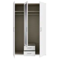 Dulap Fortuna Econobox 133.2 x 54.2 x 210.5 / DSP / White photo 3