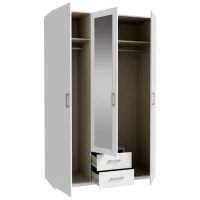 Dulap Fortuna Econobox 133.2 x 54.2 x 210.5 / DSP / White photo 4
