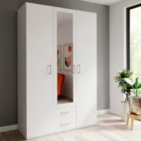 Dulap Fortuna Econobox 133.2 x 54.2 x 210.5 / DSP / White photo 6