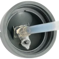 Sticluță cu pai Beaba B913534 300 ml 6 luni / Plastic / Gray photo 4
