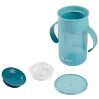 Sticluță Beaba B913572 340 ml 6 luni / Plastic / Blue photo 3
