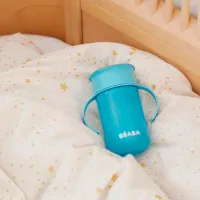 Sticluță Beaba B913572 340 ml 6 luni / Plastic / Blue photo 4