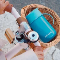 Sticluță Beaba B913572 340 ml 6 luni / Plastic / Blue photo 5