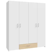 Dulap Fortuna Econobox 159.1 x 54.4 x 190.5 / DSP / White photo 2