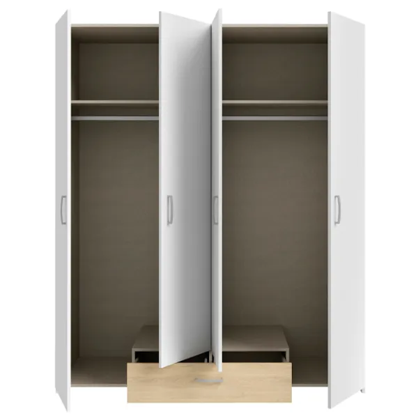 Шкаф Fortuna Econobox 159.1 x 54.4см x 190.5 / ДСП / White photo 3