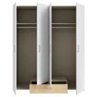 Dulap Fortuna Econobox 159.1 x 54.4 x 190.5 / DSP / White photo 3