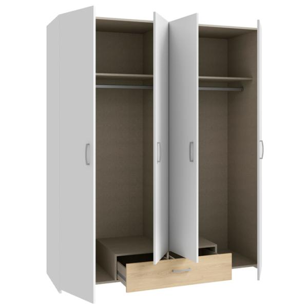Шкаф Fortuna Econobox 159.1 x 54.4см x 190.5 / ДСП / White photo 4