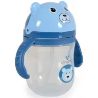 Sticluță cu pai Cangaroo C0586 240 ml 6 luni / Polipropilenă / Blue photo 3