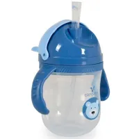 Sticluță cu pai Cangaroo C0586 240 ml 6 luni / Polipropilenă / Blue photo 4