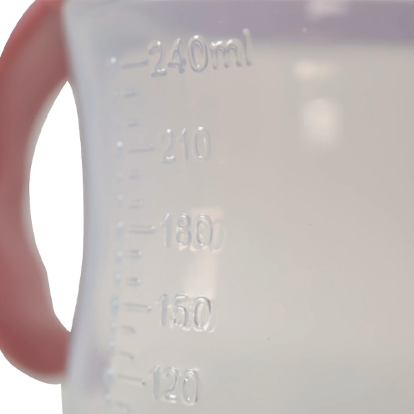 Sticluță cu pai Cangaroo C0586 240 ml 6 luni / Polipropilenă / Pink photo 4