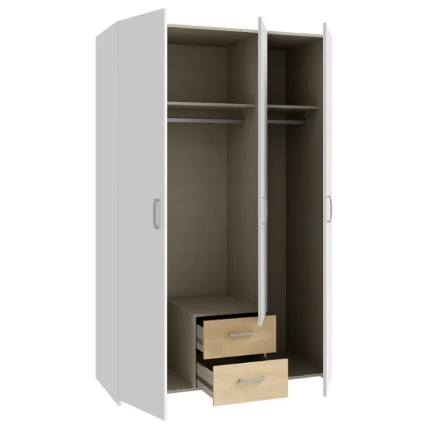 Шкаф Fortuna Econobox 119.4 x 54.4см x 190.5 / ДСП / White photo 4