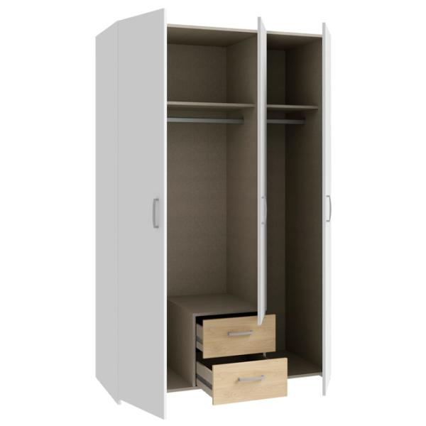 Шкаф Fortuna Econobox 119.4 x 54.4см x 190.5 / ДСП / White photo 4