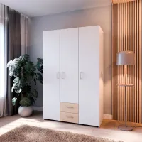 Шкаф Fortuna Econobox 119.4 x 54.4см x 190.5 / ДСП / White photo 5