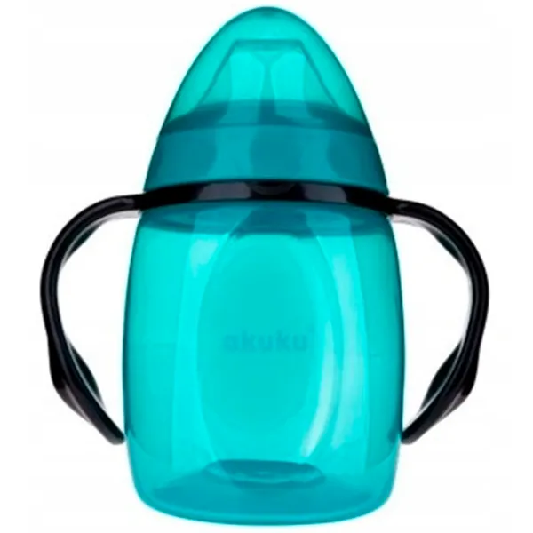 Sticluță cu pai Akuku A0366 280 ml 6 luni / Plastic / Blue photo 1