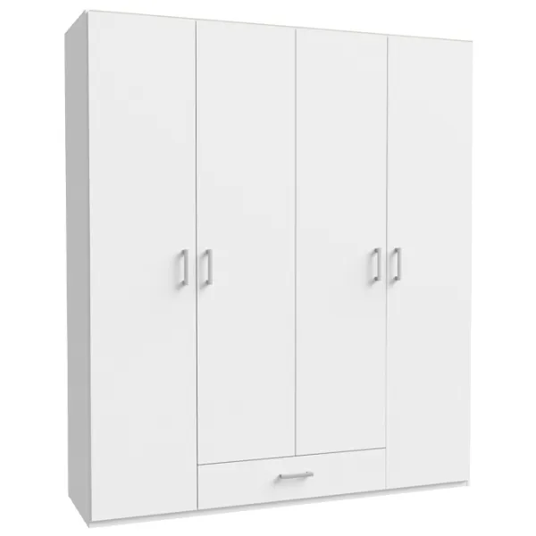 Шкаф Fortuna Econobox 177.5 x 54.2см x 210.5 / ДСП / White photo 2