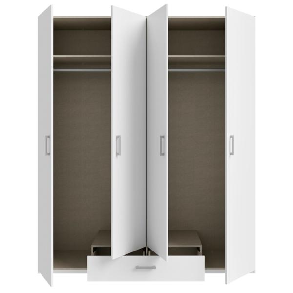 Шкаф Fortuna Econobox 177.5 x 54.2см x 210.5 / ДСП / White photo 3