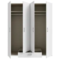 Шкаф Fortuna Econobox 177.5 x 54.2см x 210.5 / ДСП / White photo 3