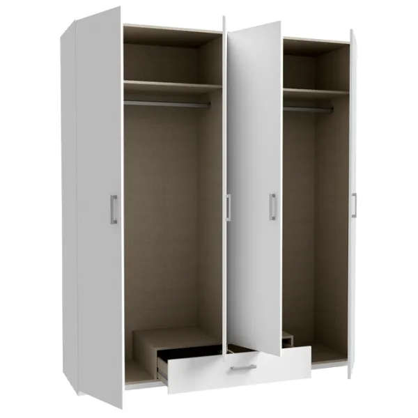 Шкаф Fortuna Econobox 177.5 x 54.2см x 210.5 / ДСП / White photo 4
