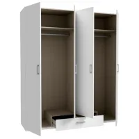 Шкаф Fortuna Econobox 177.5 x 54.2см x 210.5 / ДСП / White photo 4
